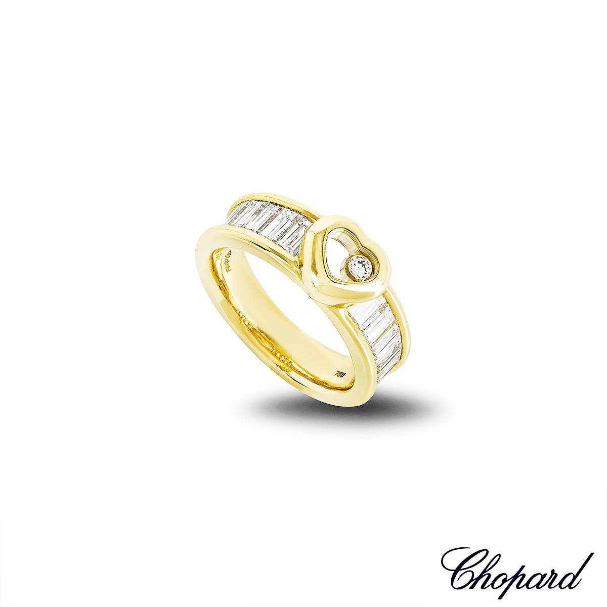 Chopard Yellow Gold Happy Diamonds Ring 82/2853-0111 Chopard Yellow Gold Happy Diamonds Ring 82/2853-0111